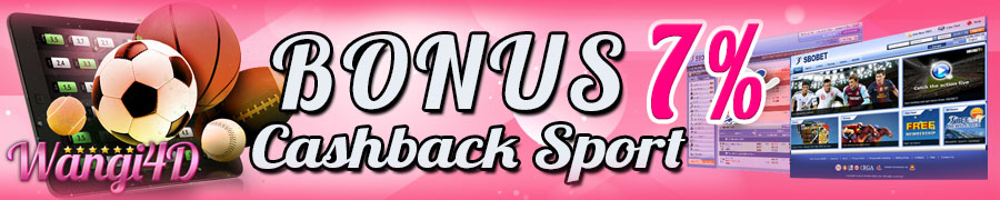 Wangi4D CashBack Sport 7%